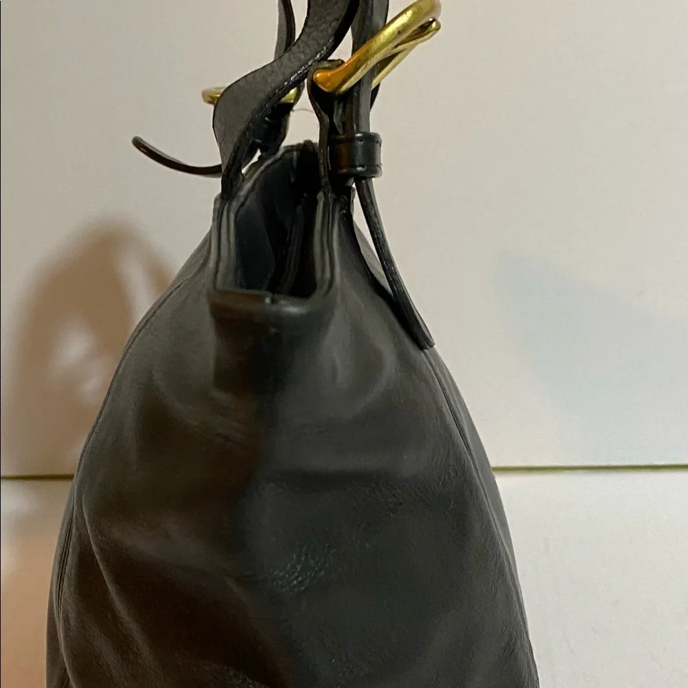 COPY - Coach vintage black leather tote handbag